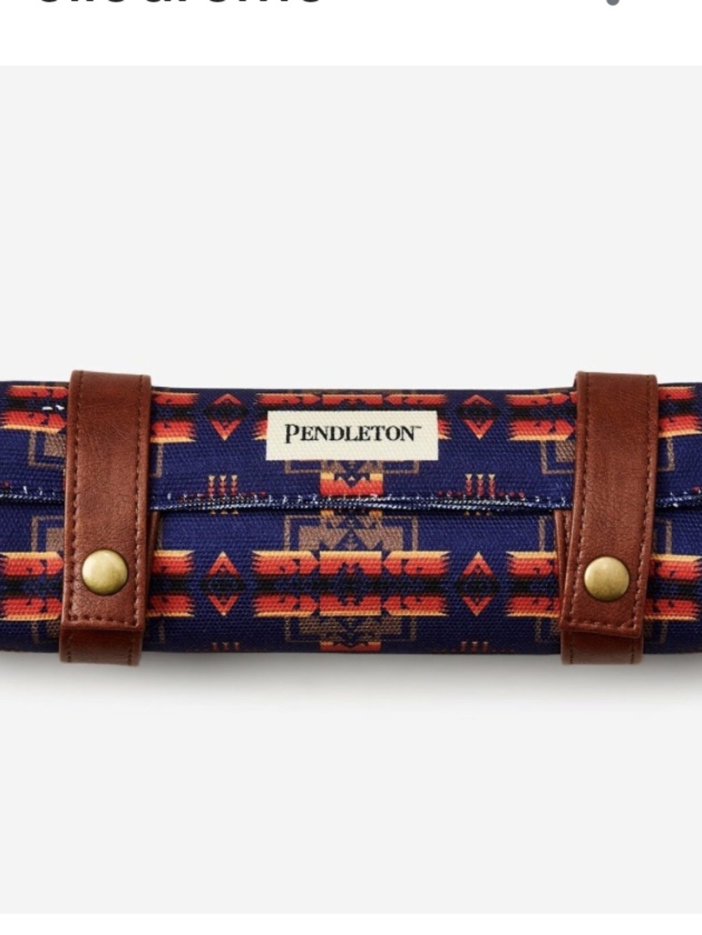 Pendleton Travel Chess & Checkers roll up game. New Unused